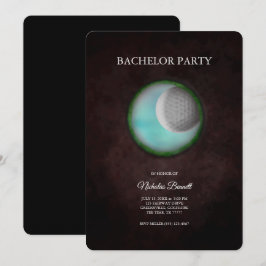 Golf Bachelor Party - Golfing resa Classic Minimal Inbjudningar