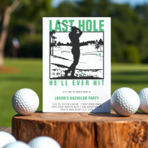 Golf Bachelor Party Lusnyj Förra Hål kommer han nå
