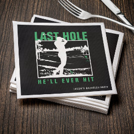 Golf Bachelor Party Lusnyj Förra Hål kommer han nå Pappersservett