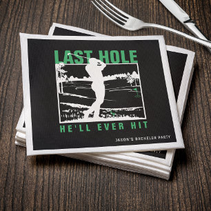 Golf Bachelor Party Lusnyj Förra Hål kommer han nå Pappersservett