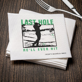 Golf Bachelor Party Lusnyj Förra Hål kommer han nå Pappersservett
