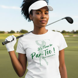 Golf Bachelorette-fest Det är dags att Par-Tee T Shirt