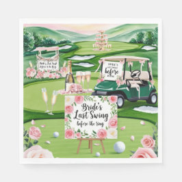 Golf Bachelorette Party for Golfer Pappersservett