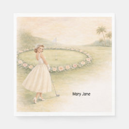 Golf Bachelorette Party Napkins  Pappersservett