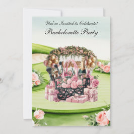 Golf Bachelorette Party på golfbanan Inbjudningar