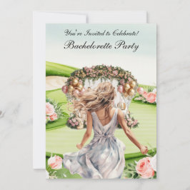 Golf Bachelorette Party på golfbanan Inbjudningar