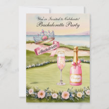 Golf Bachelorette Party på golfbanan