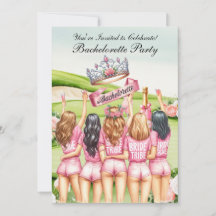 Golf Bachelorette Party på golfbanan