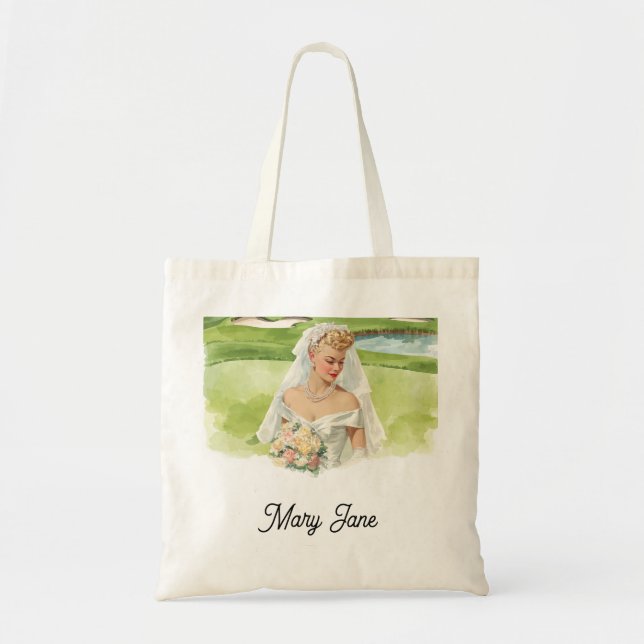 Golf Bachelorette  Tygkasse (Framsidan)