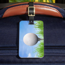 Golf Bag-Märkrn med Namn-gåva till Pappa Bagagebricka