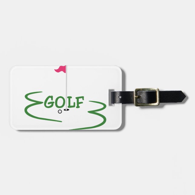 Golf Bagagebricka (Horisontell Framsida)