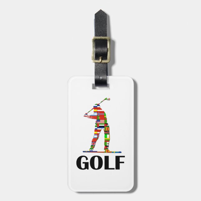 Golf Bagagebricka (Vertikal Framsida)