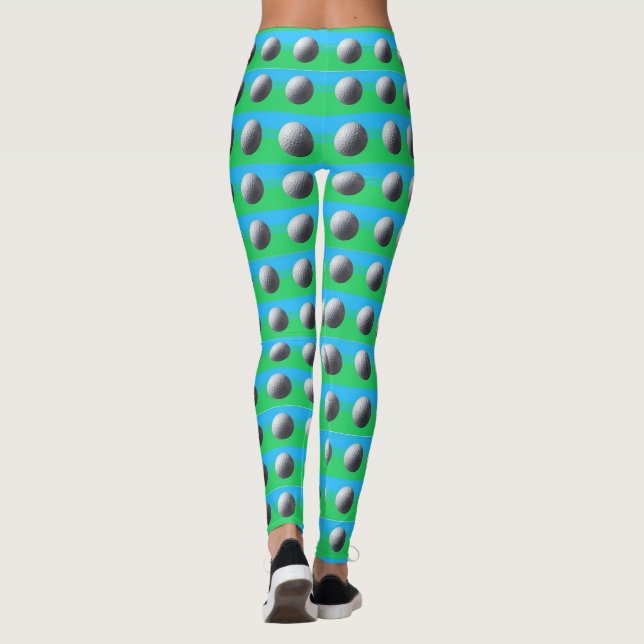 Golf Balls leggingar Leggings (Baksida)