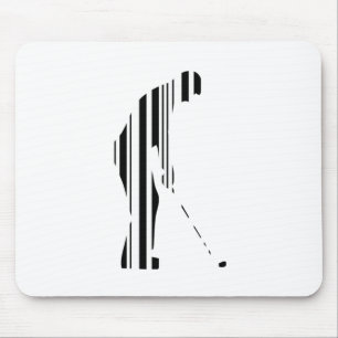 GOLF BAR CODE Golfare Golfning Sport Mönster Desig Musmatta