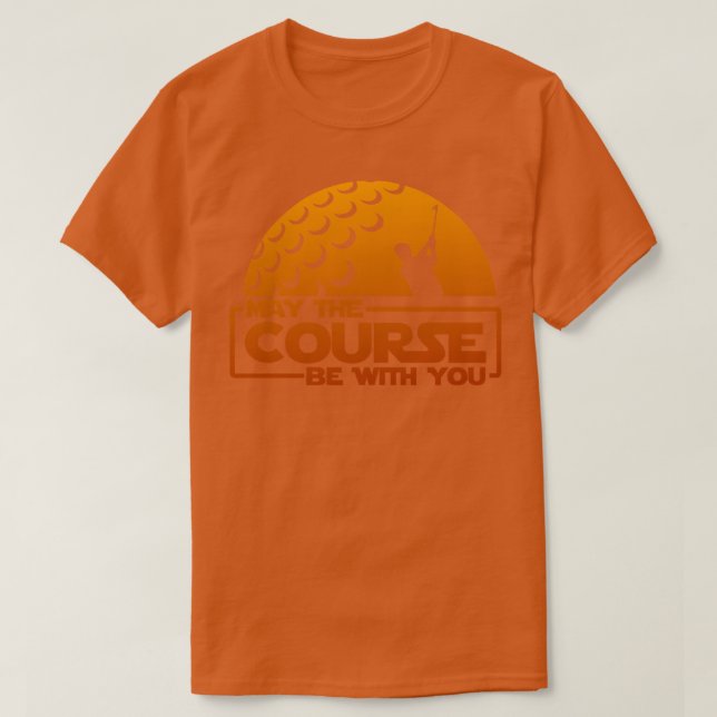 Golf Be med dig T Shirt (Design framsida)