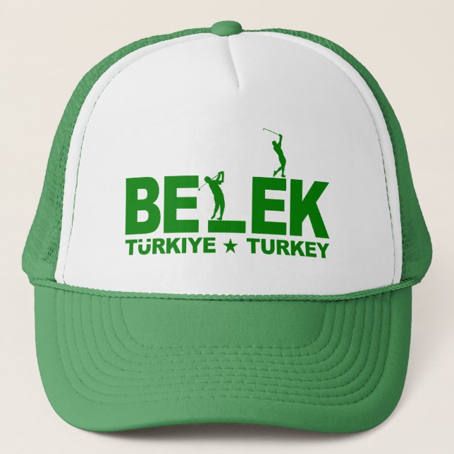 GOLF BELEK hat - grönt Truckerkeps (Framsida)