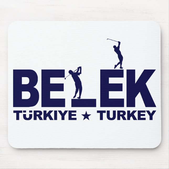 GOLF BELEK mousepad - blått Musmatta (Framsidan)