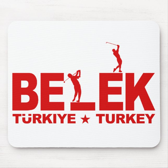 GOLF BELEK mousserande - röd Musmatta (Framsidan)