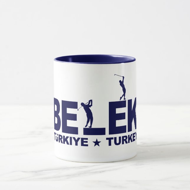 GOLF BELEK mugg - välj stil & färg (Center)