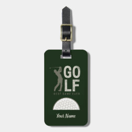 Golf Best Game Aldrig för golfer och tränare Bagagebricka