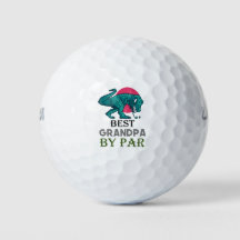 Golf Best Grandpa by Par Dinosaur golfer
