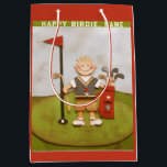 Golf Birthday<br><div class="desc">Golffödelsedagspressväska till golfer. Så här anpassar du redigeringstexten för att lägga till namn.</div>