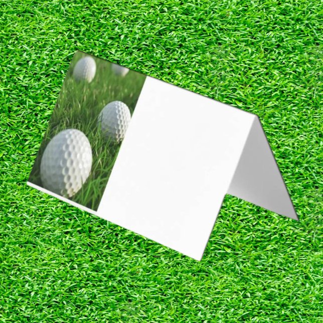 Golf Birthday-firande Kort (Tee Off with Style!)