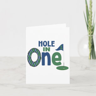 Golf Birthday Shirt 1:a födelsedag Hål i ett enda Kort