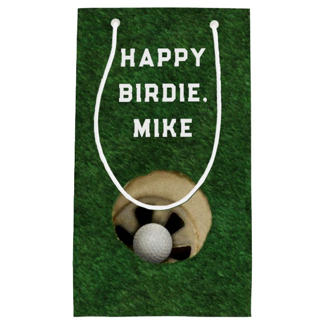 Golf Birthday Small Gift Bag (Framsidan)