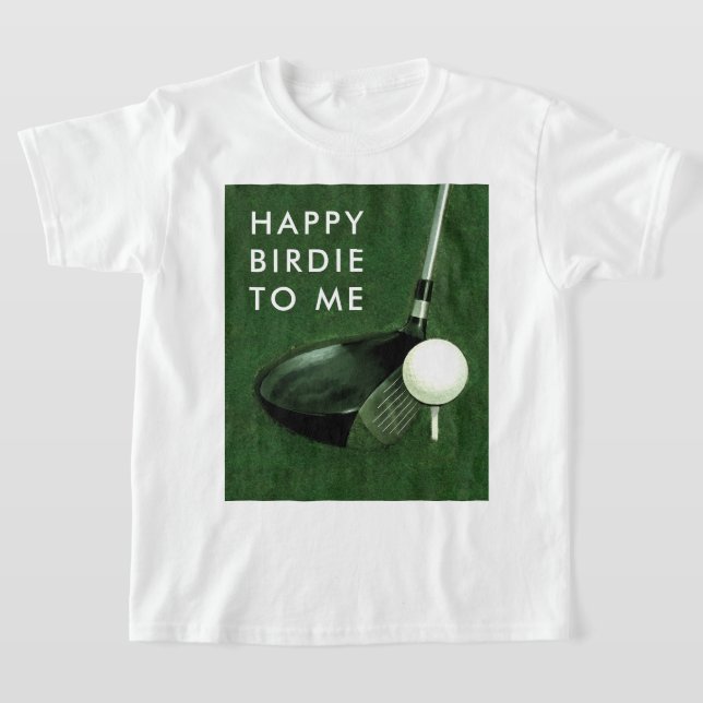 Golf Birthday T Shirt (Laydown)