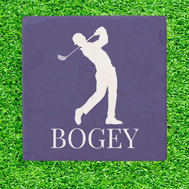 Golf Bogey snyggt Stenunderlägg (Tee off with Style!)