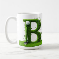 ⛳ Golf Bokstav B Monogram Modern Elegant Presentid
