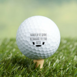 Golf Boll 19:e Hål Golfer Gift Funny