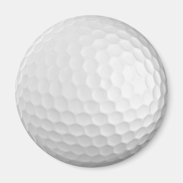 Golf Boll 2 1/2-tums Round Magnet (Framsidan)
