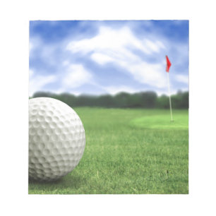 Golf Boll 4 Anteckningsblock