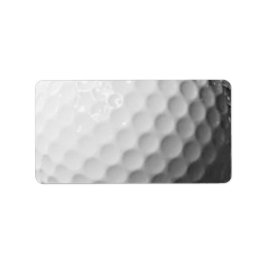 Golf Boll-Adressetiketter Adressetikett