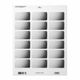 Golf Boll-Adressetiketter Adressetikett