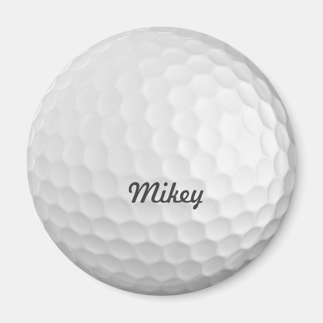 Golf Boll Anpassade Magnet (Framsidan)
