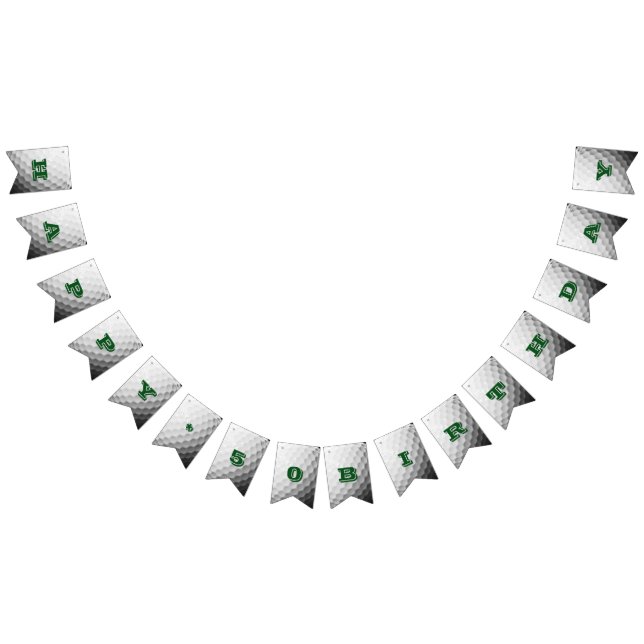 Golf Boll-Anpassningsbar-banderoll Vimplar (Alla)