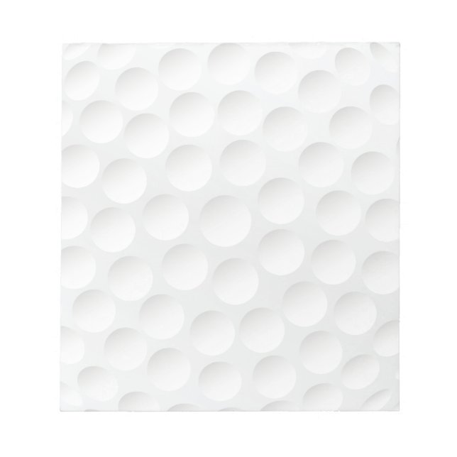 golf boll anteckningsblock (Framsida)