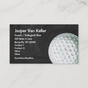 Golf Boll Art Visitkort