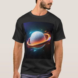 Golf Boll as Saturnus Planet T Shirt