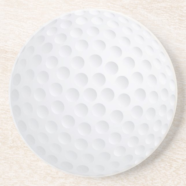 Golf Boll Beverage Coaster Underlägg Sandsten (Framsidan)