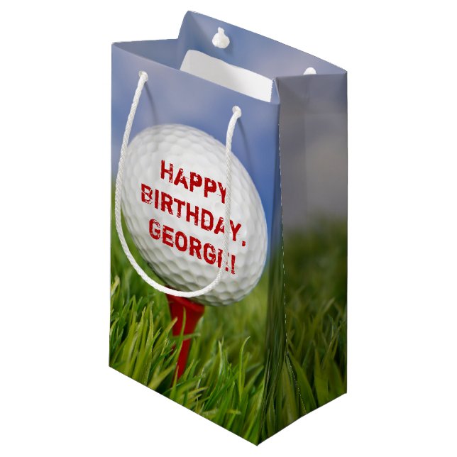 Golf Boll Birthday (Framsidan Vinklad)