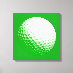 golf boll canvastryck
