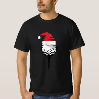 Golf boll christmas hat t shirt