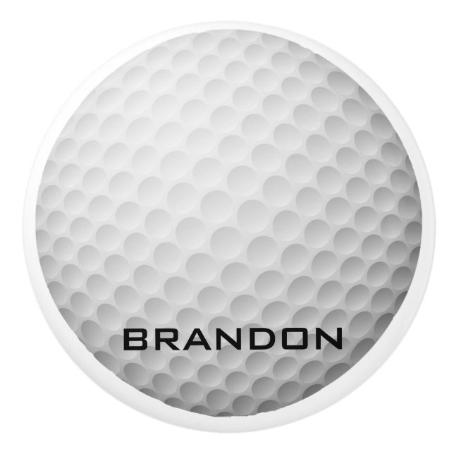 Golf Boll Design Ceramic Drage eller Knob Knopp (Framsidan)