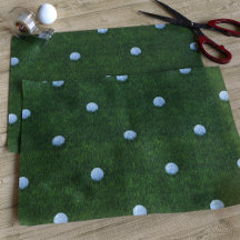 Golf Boll Design Grönt Grass Mönster Handlingspapp