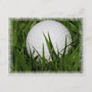 Golf Boll Design-vykort Vykort