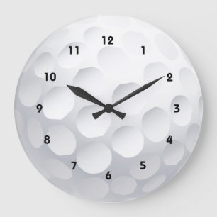 Golf Boll Design Wall Clock Stor Klocka